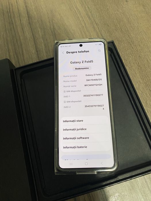 Samsung Z Fold 5 Fullbox