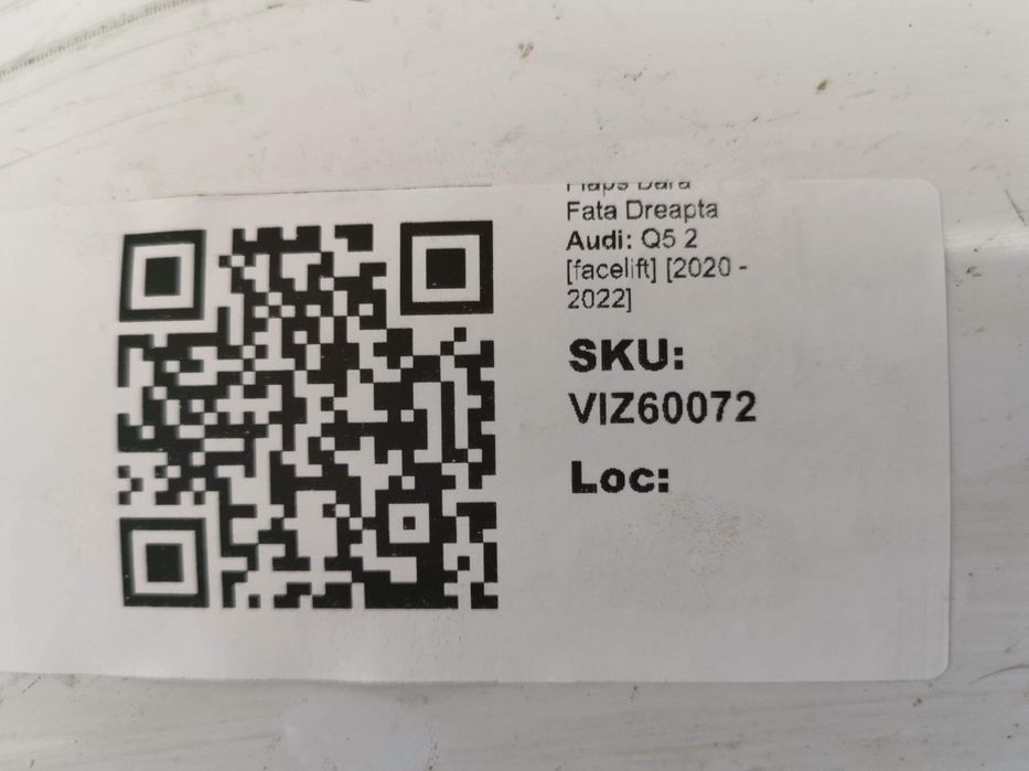 Flaps Bara Fata Dreapta Audi Q5 2 [facelift] 2020 2021 2022 Original I