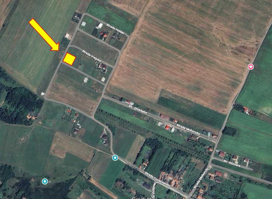 Teren intravilan 650 mp Oarda de Sus | DUBLU FRONT | 2 accese | Panorama | PUZ - 6 km de Alba Iulia