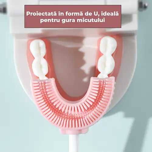 Periuțe de dinți copii 1+1 GRATIS – cap dublu, 3 culori