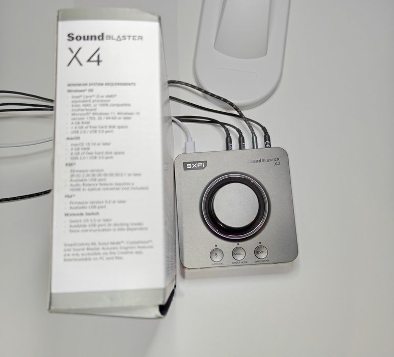 Creative Sound Blaster X4 – DAC USB extern, 7.1, Super X-Fi