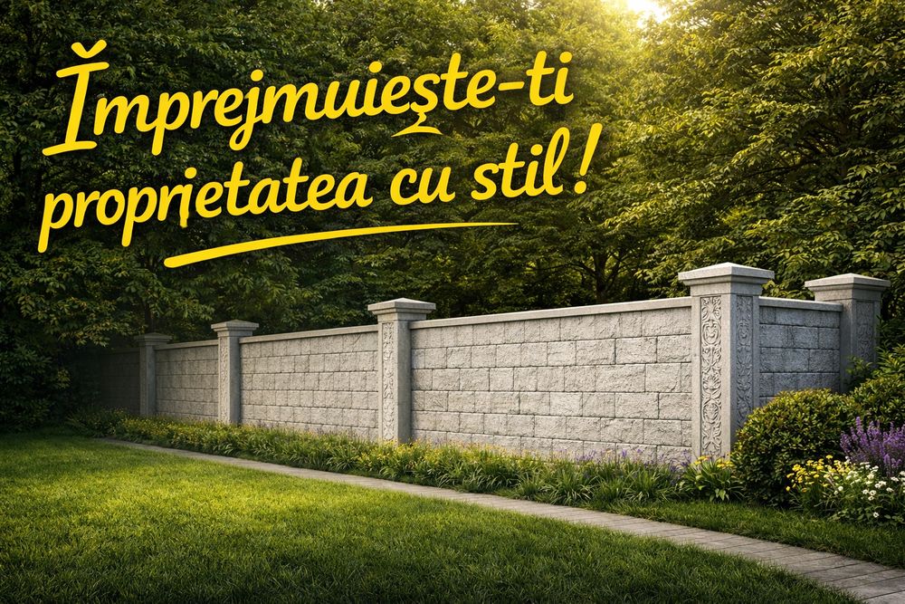 Gard beton  Beton din stație + armare | București Ilfov