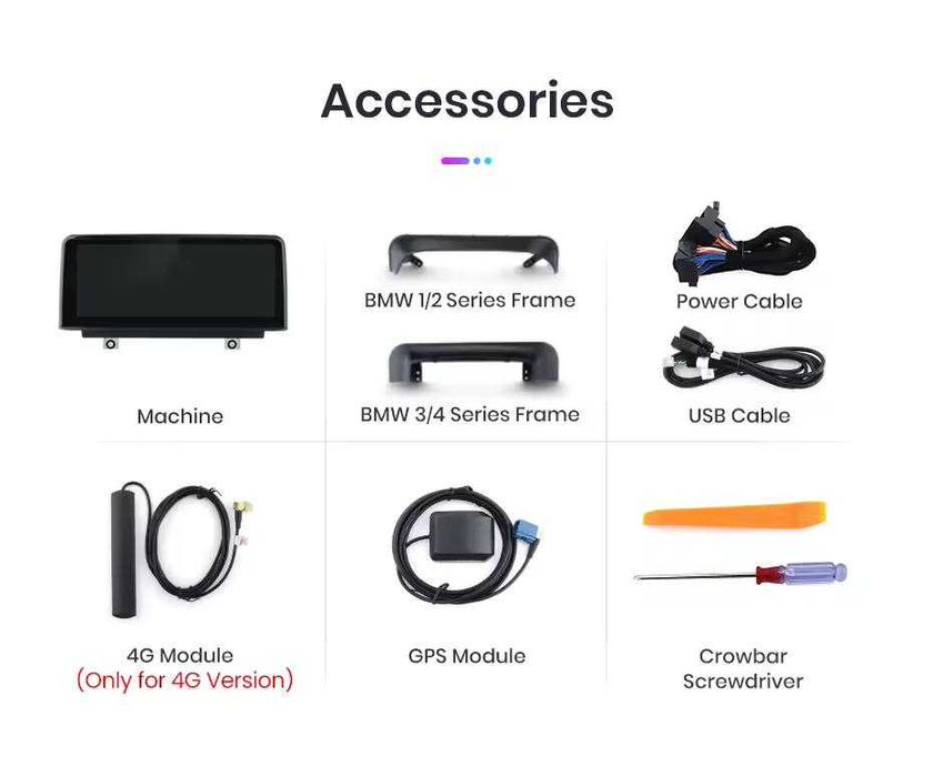 Navigatie Android BMW Seria 1 F20 2012-2017 Carplay Android Auto