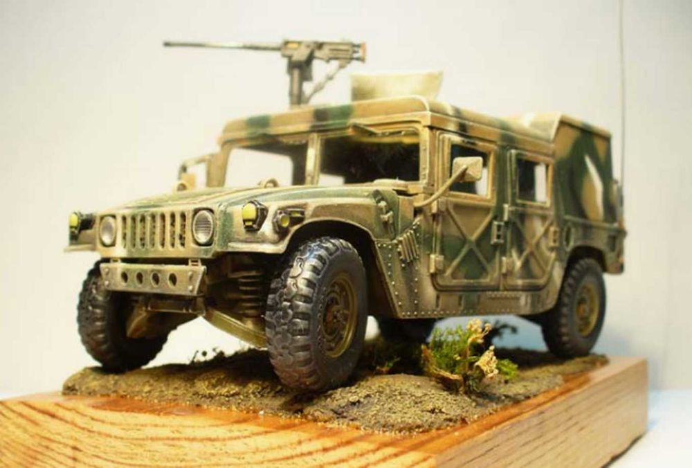 конструктор модель броневика Hummi 1/35 наглядное пособие в клуб