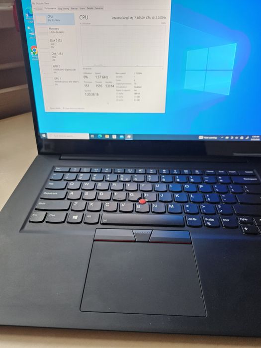 Laptop rar ultrabook  Lenovo X1 Extreme Carbon 4K touch, i7, 1050 ti