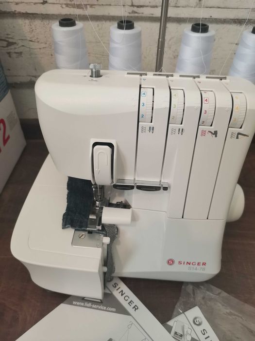 Шевна машина AEG 791 и оверлог Singer