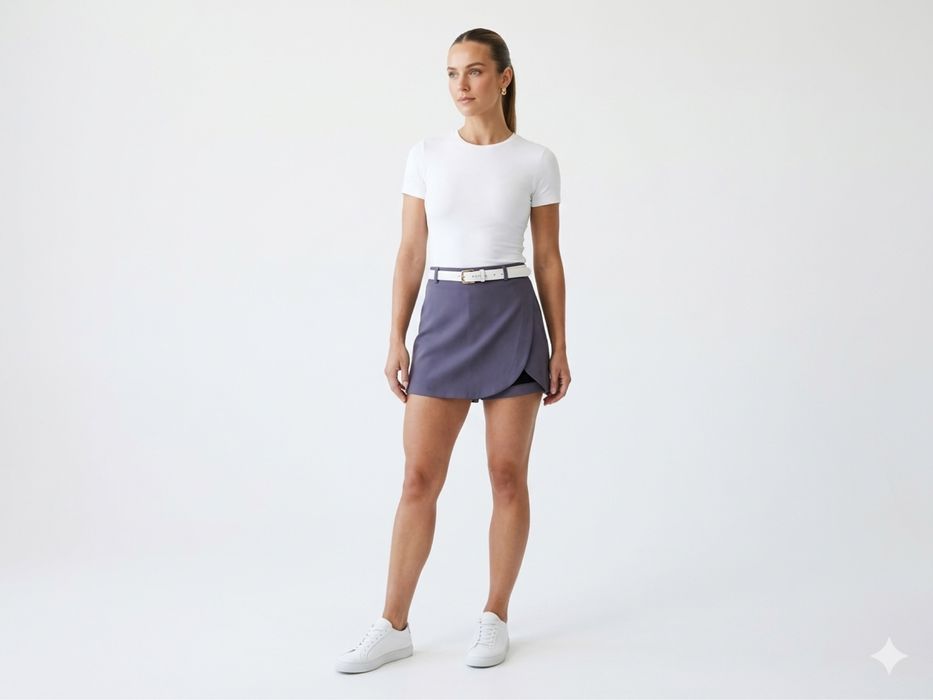 Мини-юбка (серая)