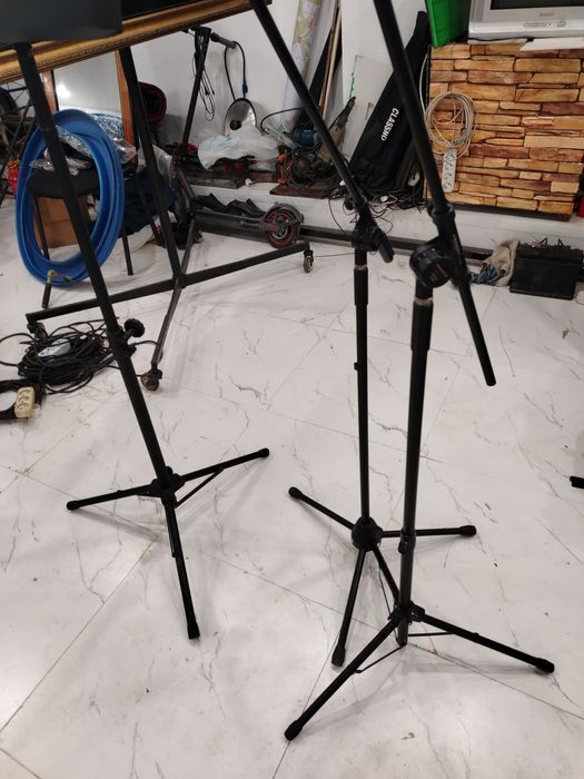 Стойка для микрофона, пюпитр, микрофон