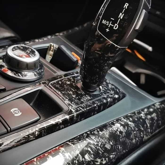 Фолио Кован Карбон Automat, Гланц, Premium, 152см, Черен