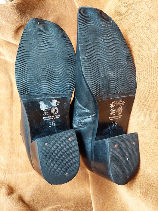 Дамски ботуши от естествена кожа