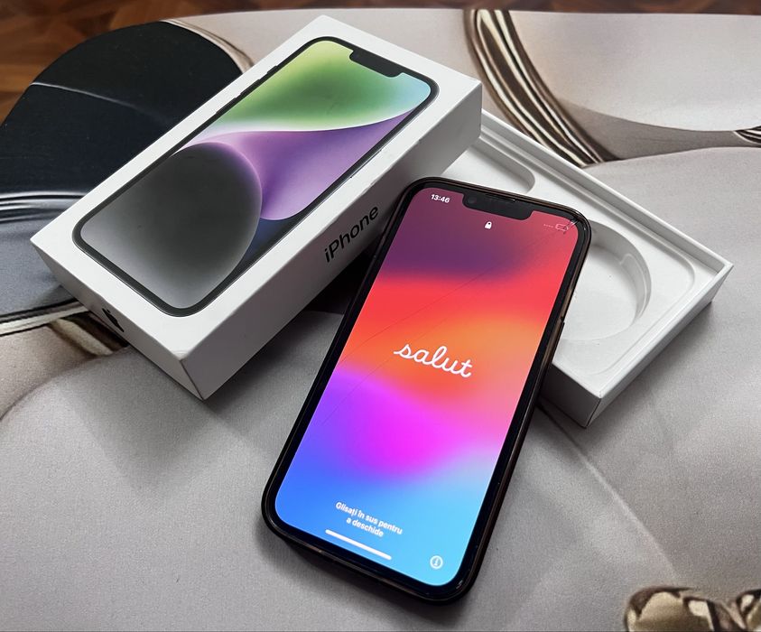 Vand Iphone 14 Fisurat Spatele Si Fata