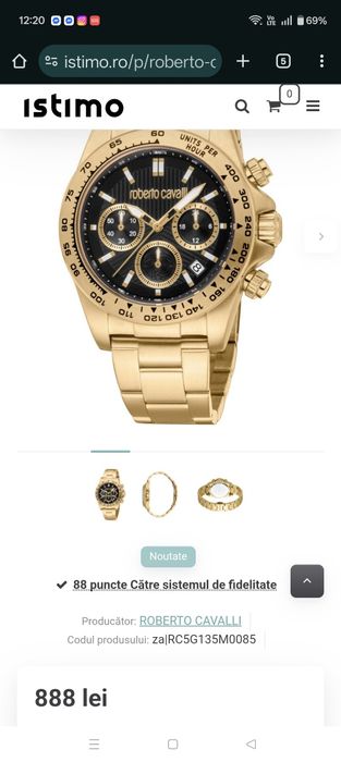 Ceas bărbătesc Roberto Cavalli