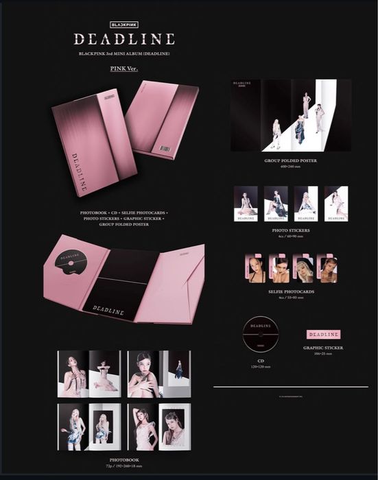 BLACKPINK deadline album pink vers.