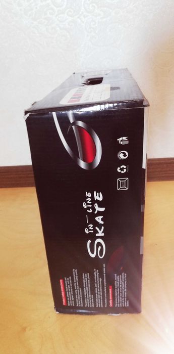 Роликовые коньки Cougar розовые, регулируемые (180-205мм), б/у