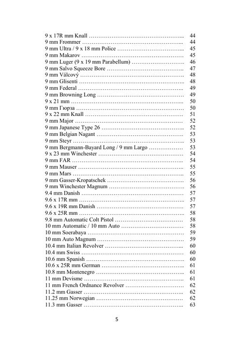 Енциклопедия Боеприпаси за револвери и пистолети