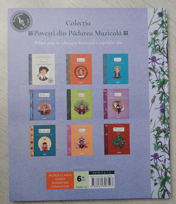 Carte copii Paganini si capriciile magice de Cristina Andone