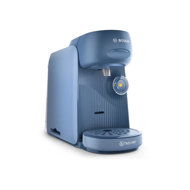 капсульная кофемашина Bosch Tassimo Finesse синего цвета.