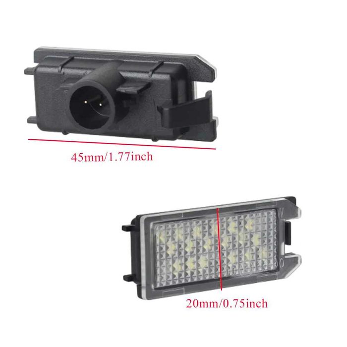 LED плафони заден регистрационен номер Jeep Cheroke Compass Dodge Fiat