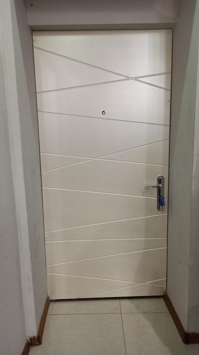 Реставрация железной дверей обшивка из МДФ