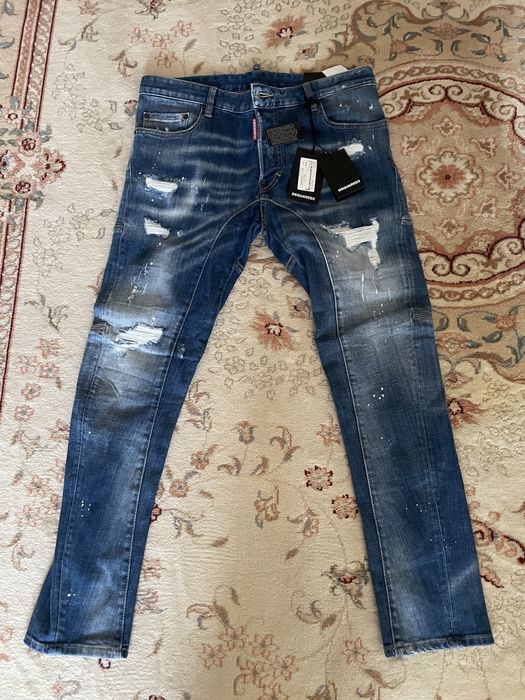blugi dsquared2 Tidy Biker Jeans