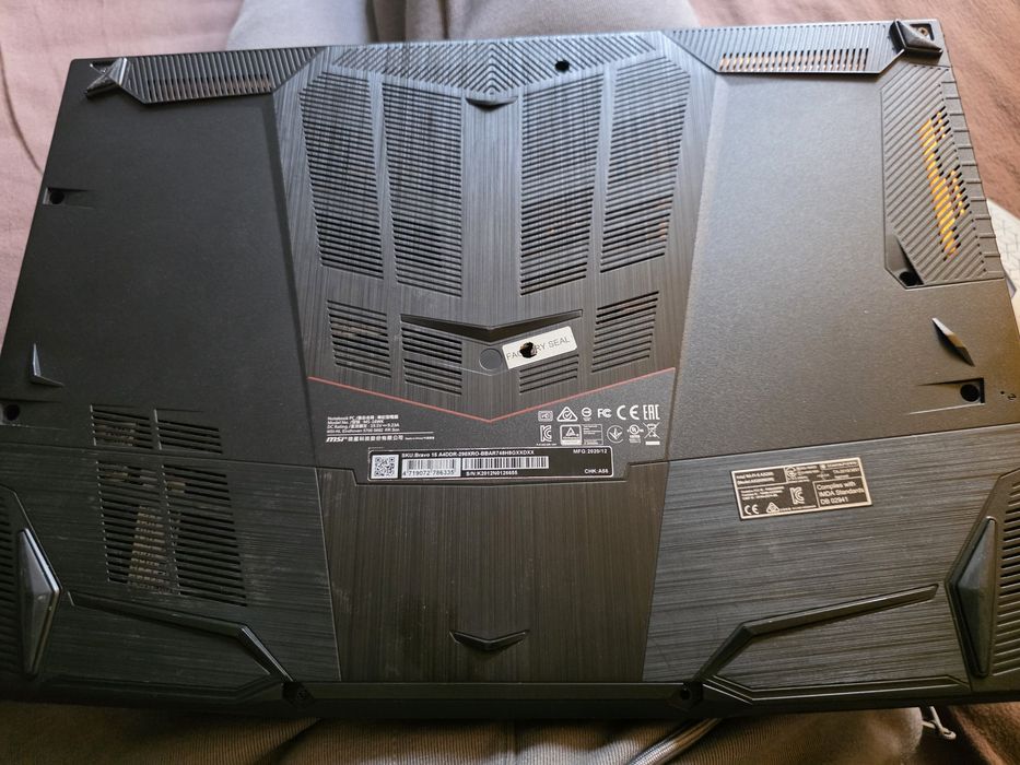 Laptop Gaming MSI Bravo 15 | Ryzen 7 4800H | 16GB RAM | 512Gb  SSD NVMe | 4GB Video | Windows 11 Pro