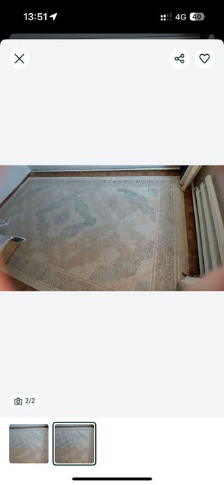 Килем сатылады  размер 3/5