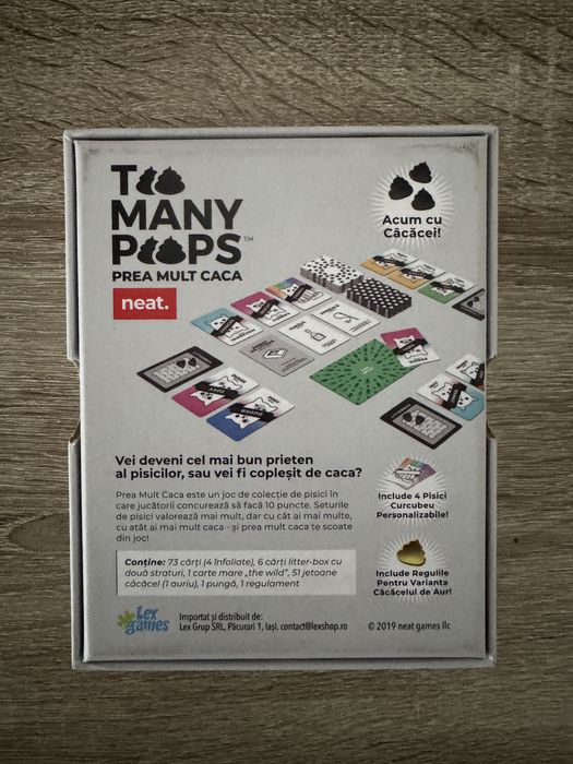 Too many poops, boardgame