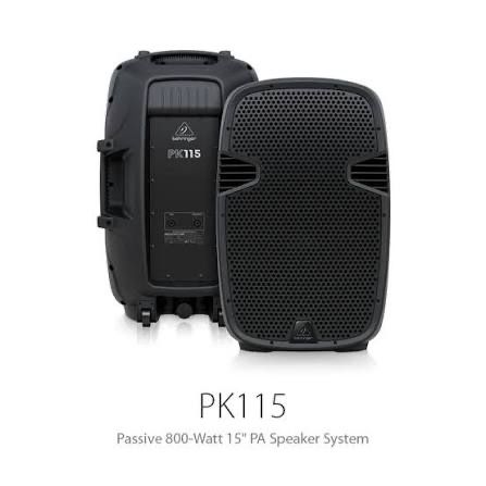 Boxe PA Behringer pk115 800w + stative