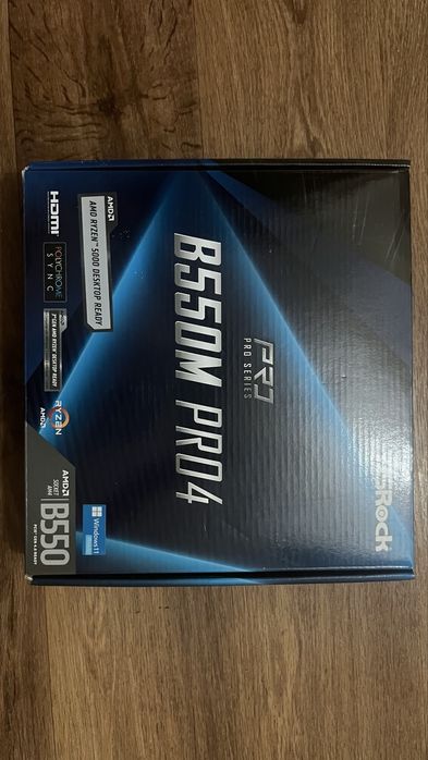 Материнская плата ASRock B550M Pro4 (нерабочая, под ремонт / запчасти)