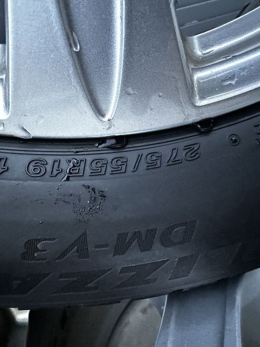 JANTE MERCEDES GLE , GLC + anvelope BRIDGESTONE noi275/55/19 iarna
