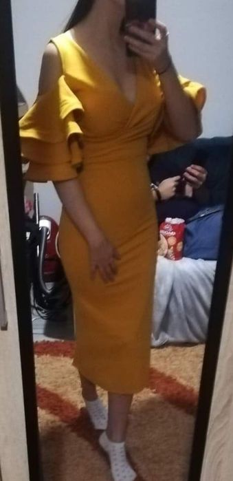 Rochie midi de ocazie / rochie eveniment bodycon/ rochie nasa