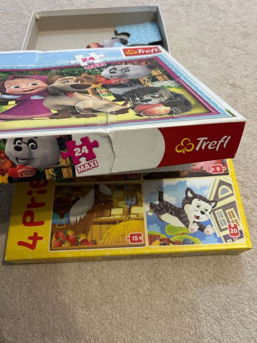 Set 3 puzzle-uri, copii 3 ani+