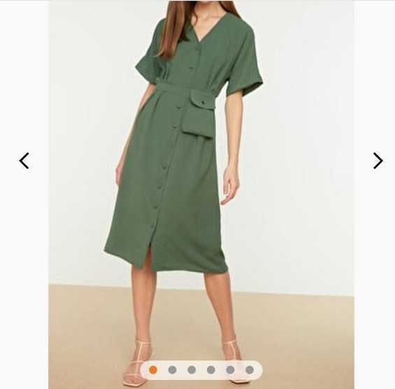 продам платье женское цвет хакки