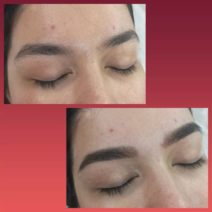 Брови! Оформление, покраска! Архитектура бровей!