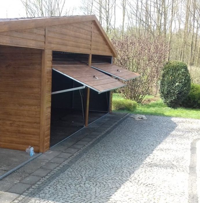 Garaj modular pe structura metalica 3.4 x 6.5m