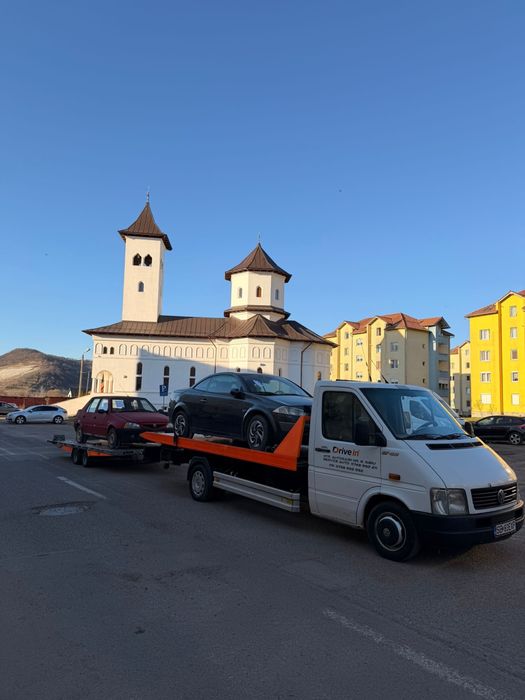 Tractari auto Sibiu,recuperare din autostrada ,utilaje, platforma