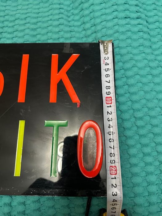 Вывеска  /табло б/у  светящаяся