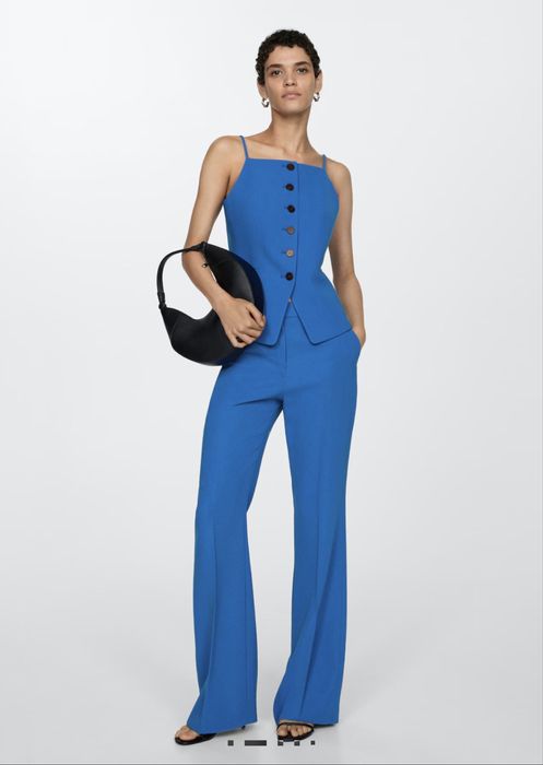 Костюм Манго син