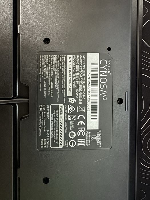 Клавиатура RAZER CYNOSA V2