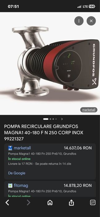 pompa grundfos magna 1