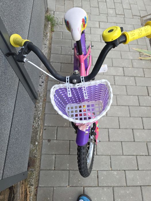Bicicleta Dhs 14, roz, cu cos
