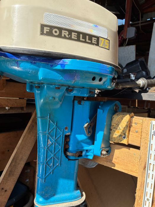 Motor barcă Forelle 7.5 CP, 2 timpi, cizmă lungă, răcire pe apă