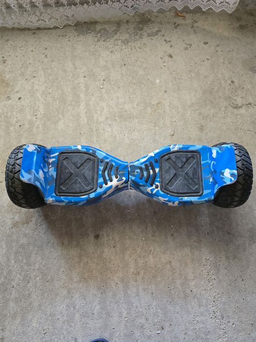 Hoverboard Off-Road 8.5" Monster Tyres – Blue Military, Sta