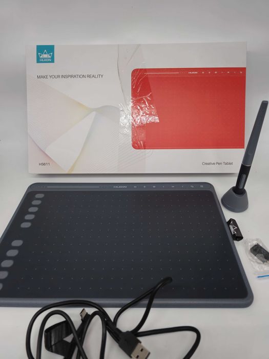 Tableta Grafica HUION HS611 Starry Blue - Resigilat