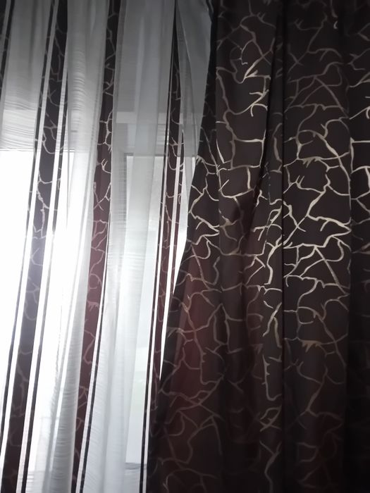 Set perdele + draperie cu rejansa  facuta in mod f profesionist