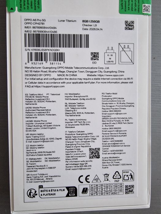 Oppo A6 Pro 5g Lunar Titanium