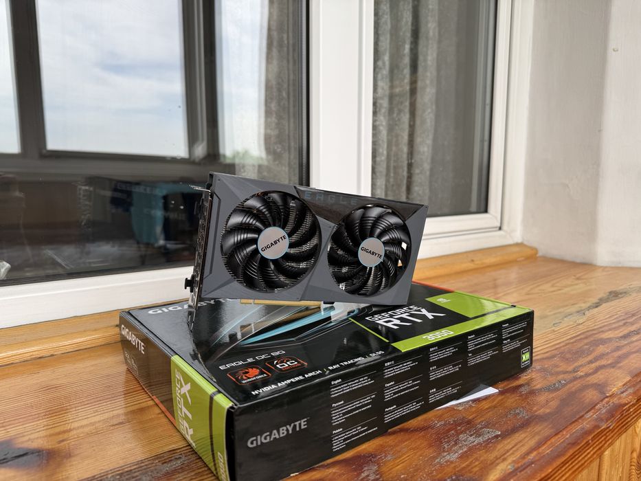Видеокарта RTX 3050 gigabyte EAGLE OC