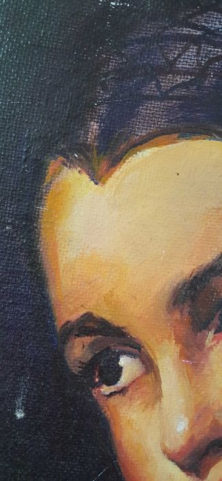 Картина без рамы, масло