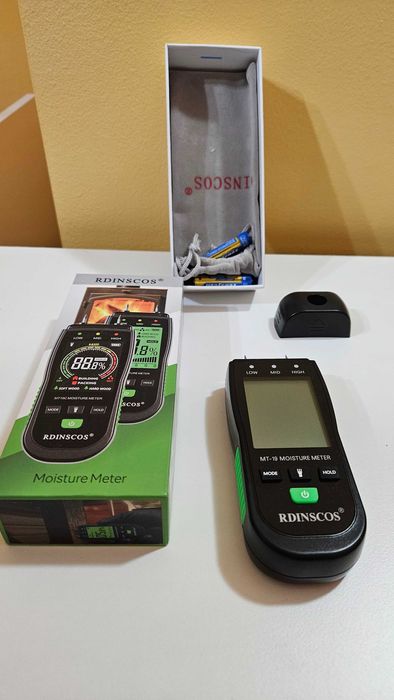 Измервател за влага перфектен за дървен материал, строителни материали