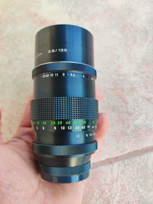 Obiectiv Pentacon 2.8/135mm M42 15 blades bokeh monster